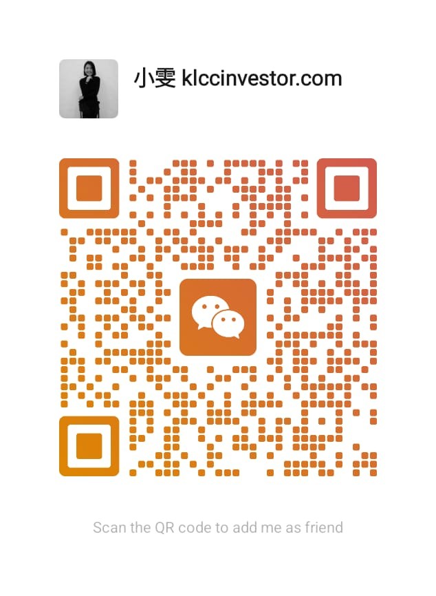 WeChat QR code: scan to reach KLCC Investor